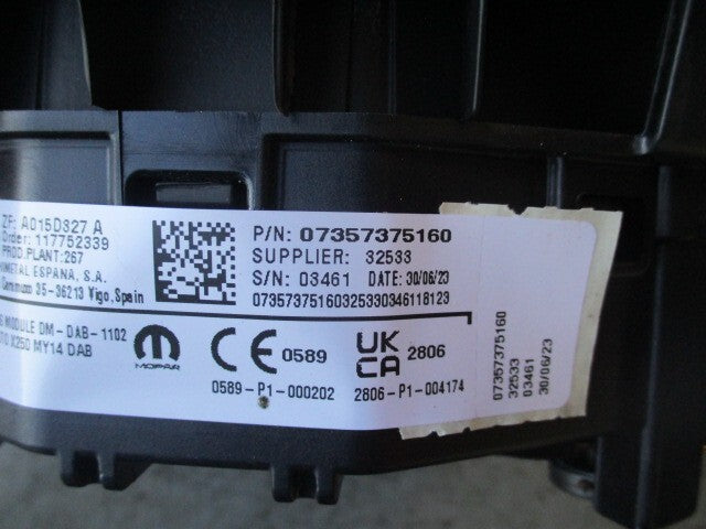 2023 VAUXHALL MOVANO C MK3 STEERING WHEEL AIRBAG