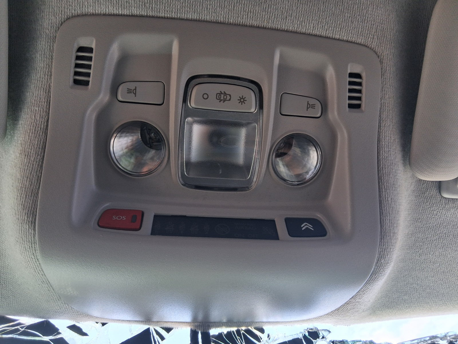 2023 CITROEN C3 MK3 INTERIOR FRONT ROOF READING LIGHT