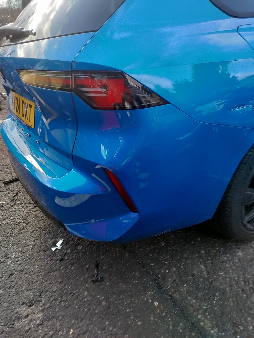 2024 VAUXHALL ASTRA L ESTATE REAR COMPLETE BUMPER COBALT BLUE METALLIC ESM