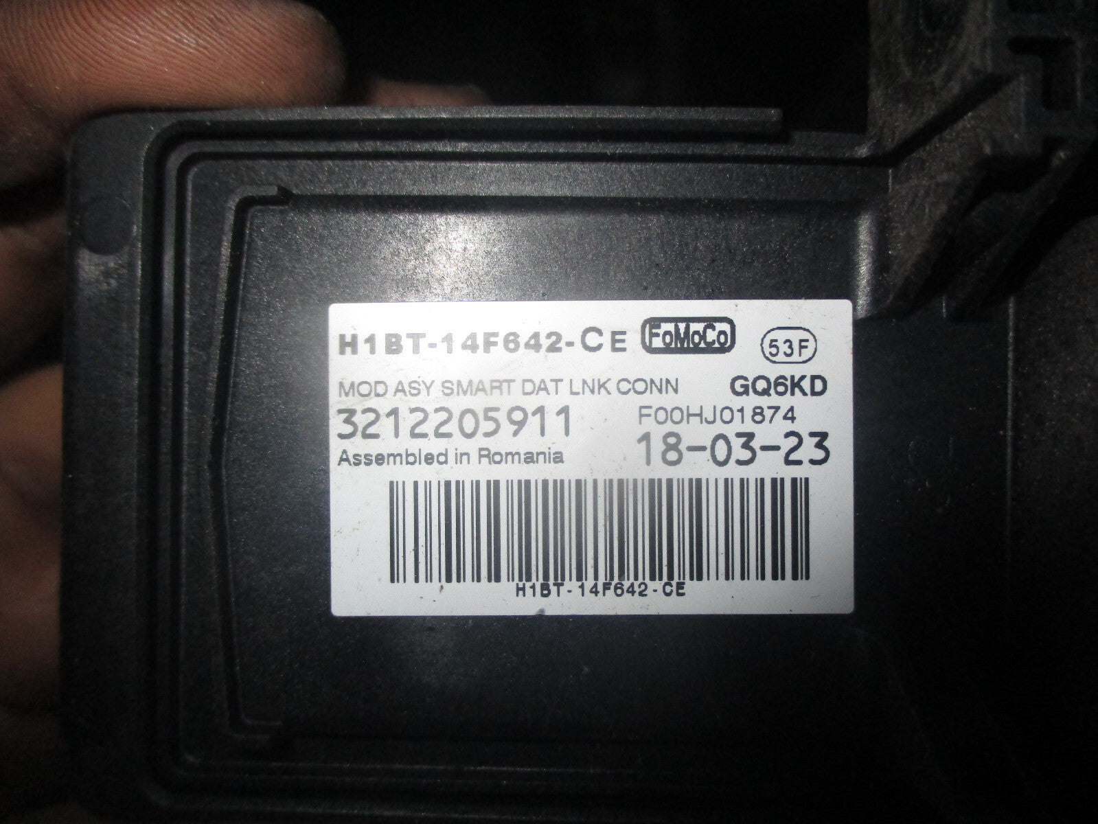 FORD ECOSPORT 2018 ODB PORT SMART LINK MODULE UNIT H1BT14F642CE