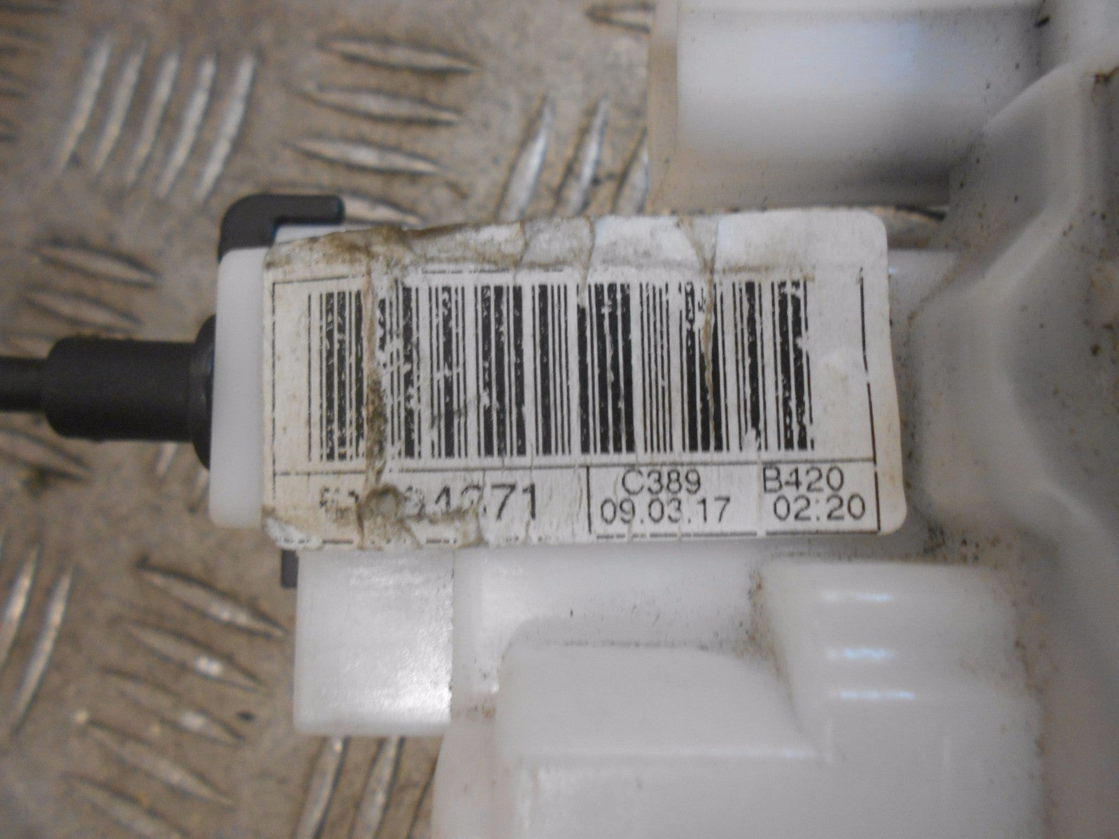 FIAT PUNTO 2003 188 3 DOOR FRONT OFF SIDE CENTRAL LOCKING DOOR MECHANISM B792