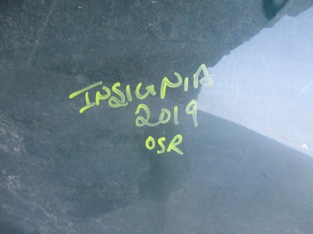 2019 VAUXHALL INSIGNIA  OSF FRONT DRIVER SIDE WINDOW GLASS 43R-000074