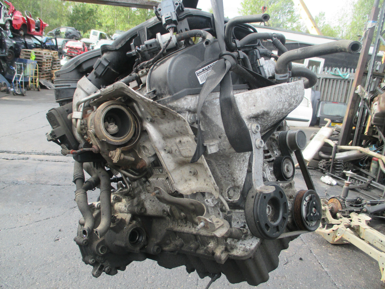 AUDI A1 MK1 8X 2015 1.0 PETROL BARE ENGINE CHZ