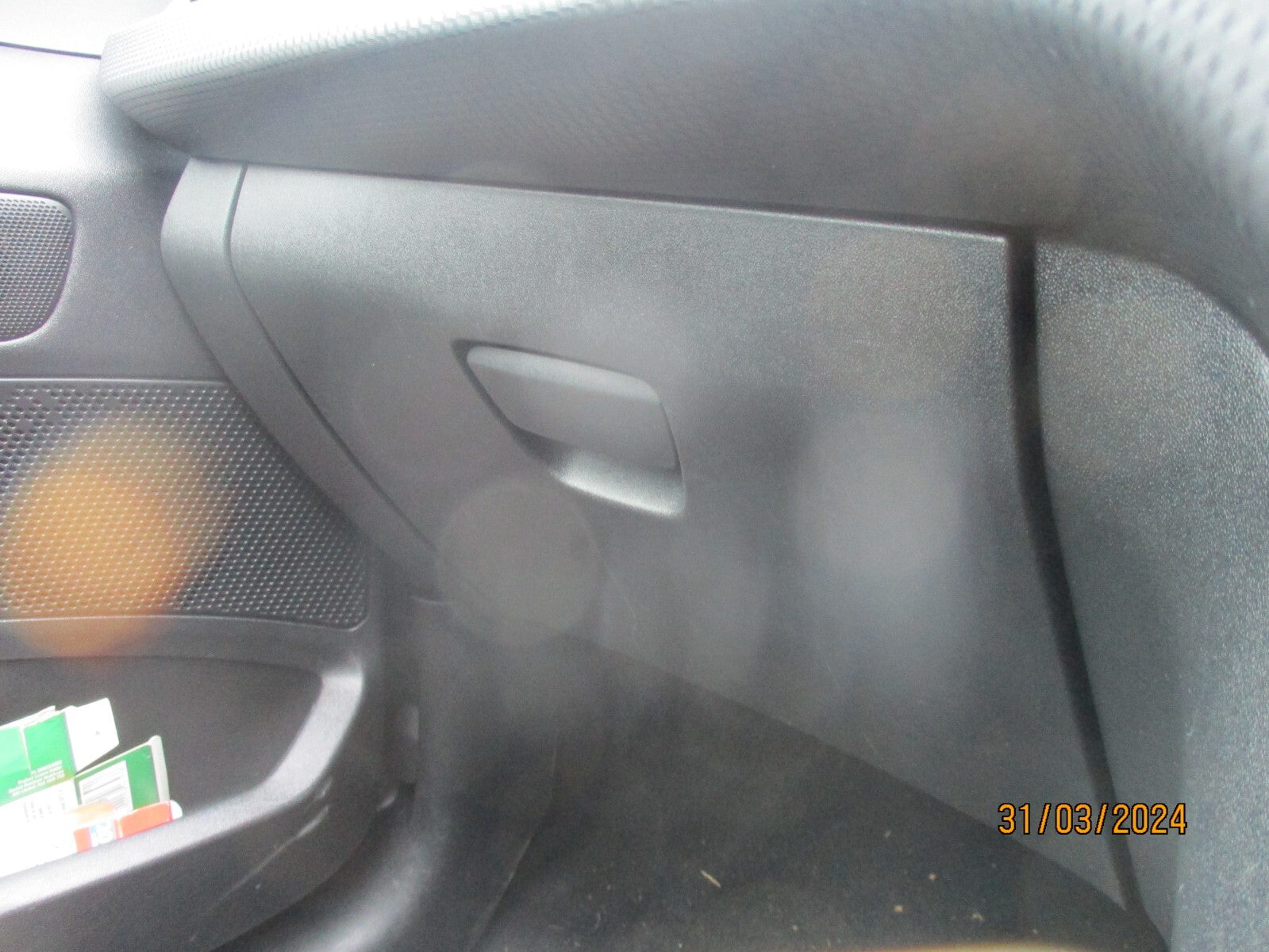 PEUGEOT 208 2016 NS PASSENGER SIDE STORAGE COMPARTMENT GLOVEBOX