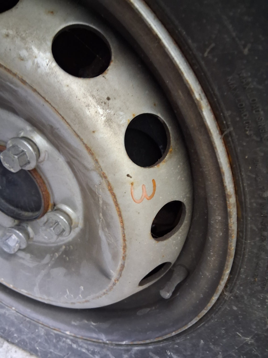 2024 RENAULT MASTER MK3 16 INCH STEEL WHEEL WITH TYRE 225/65R16 REF 3