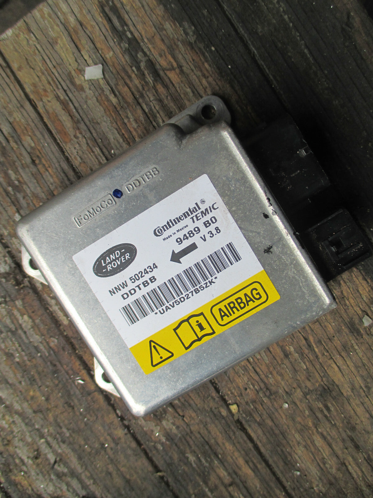 RANGE ROVER SPORT 2005 L320 SAFETY BAG CONTROL MDOULE NNW5024DDTBB