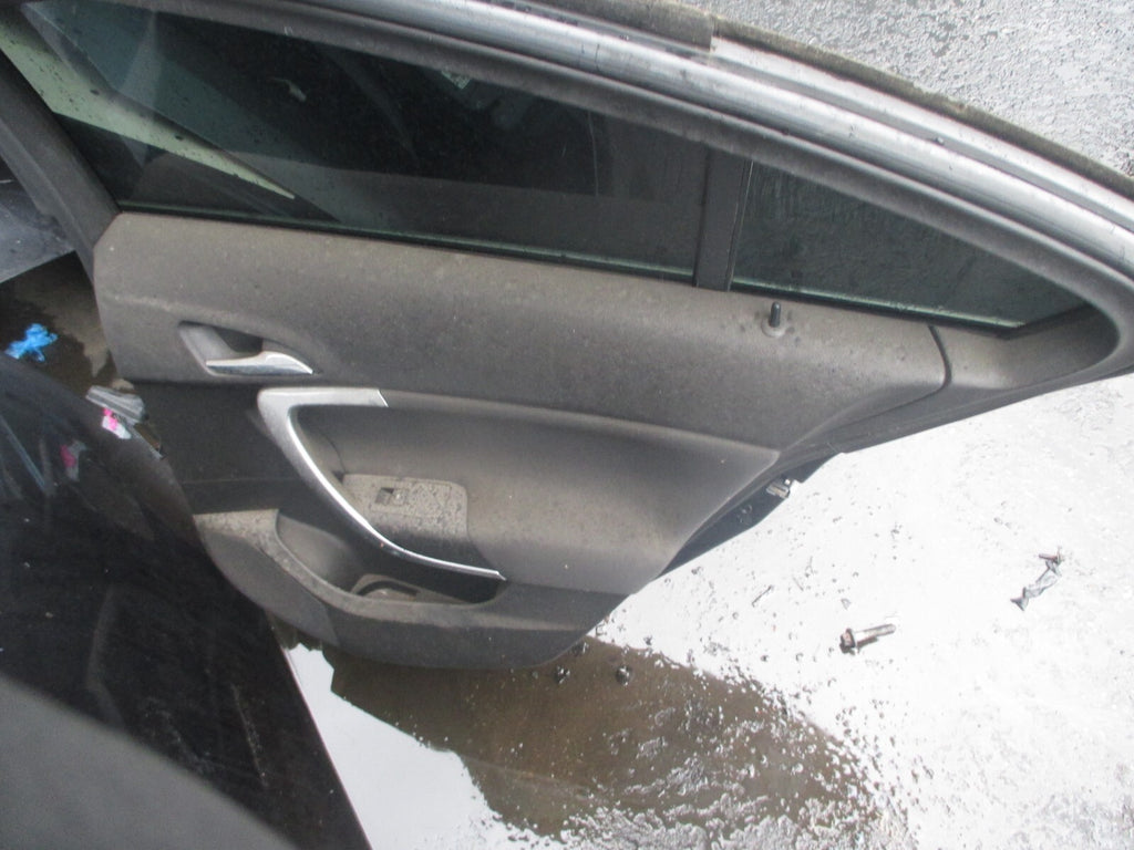 VAUXHALL INSIGNIA MK1 2011 OSR DRIVER SIDE REAR COMPLETE DOOR BLACK