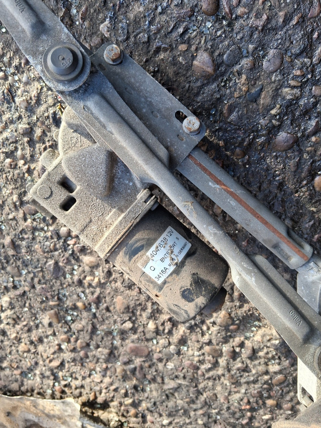 2006 PEUGEOT 307 FRONT WINDSCREEN WIPER MOTOR & LINKAGE 404638
