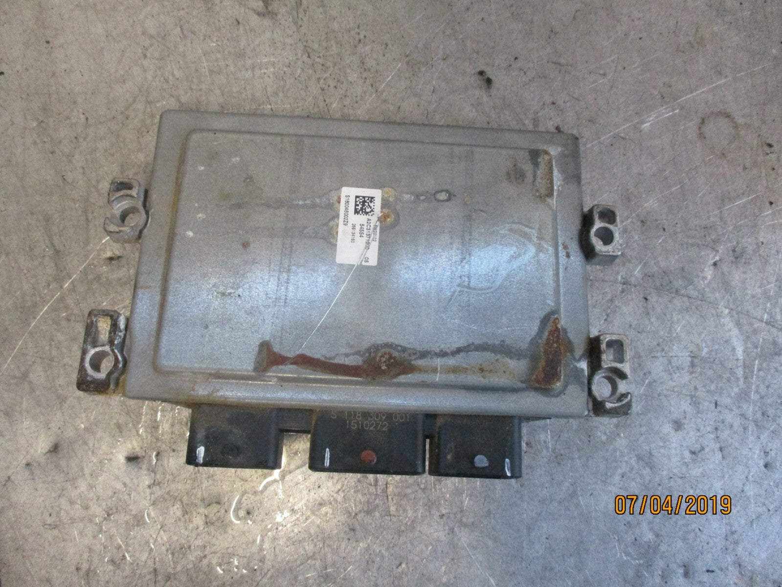 FORD FIESTA MK6 2007 1.2 PETROL ENGINE CONTROL UNIT ECU F1B112A650UC