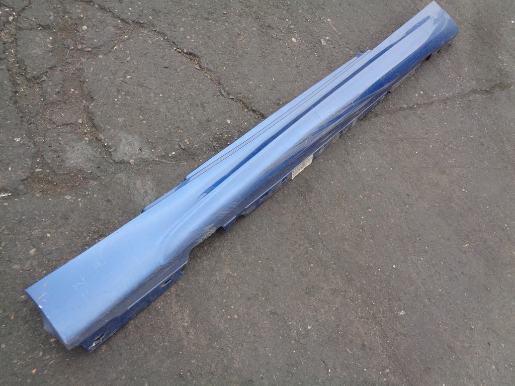 BMW 1 SERIES E82 NS PASSENGER SIDE SILL STRIP SKIRT BLUE