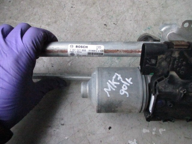 2013 VW GOLF MK7 FRONT WINDSCREEN WIPER MOTOR & LINKAGE 5G2955023D