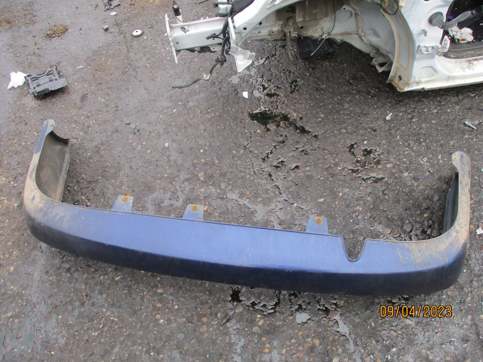 VAUXHALL ASTRA G 2004 ESTATE REAR COMPLETE BUMPER BLUE