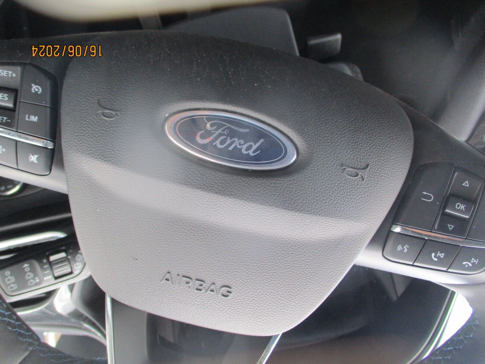 FORD FIESTA MK8 2023 DASHBOARD DASH PASSENGER AIRBAG STEERING WHEEL AIRBAG ONLY