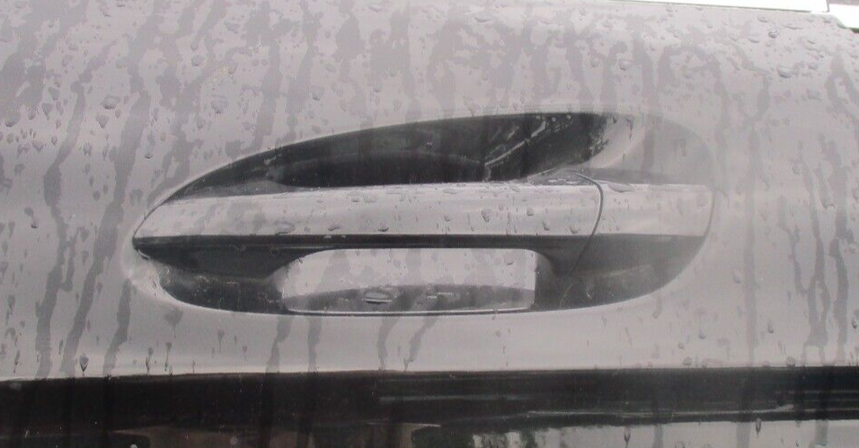 MERCEDES C CLASS COUPE 2012 NSF PASSENGER FRONT EXTERIOR DOOR HANDLE BLACK 197