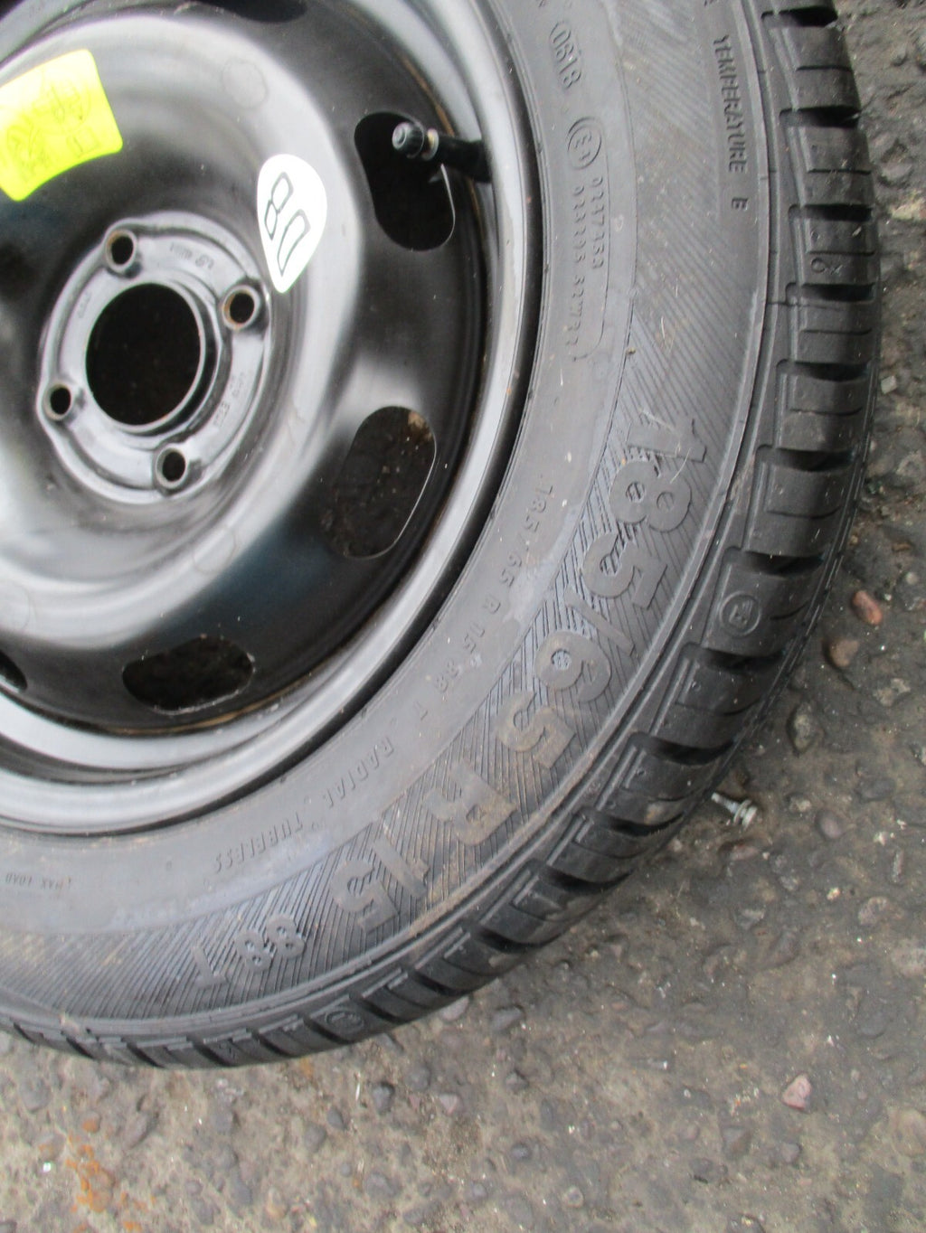 CITROEN C4 CACTUS 2018 15 INCH STEEL SPARE WHEEL WITH TYRE 185/65R15