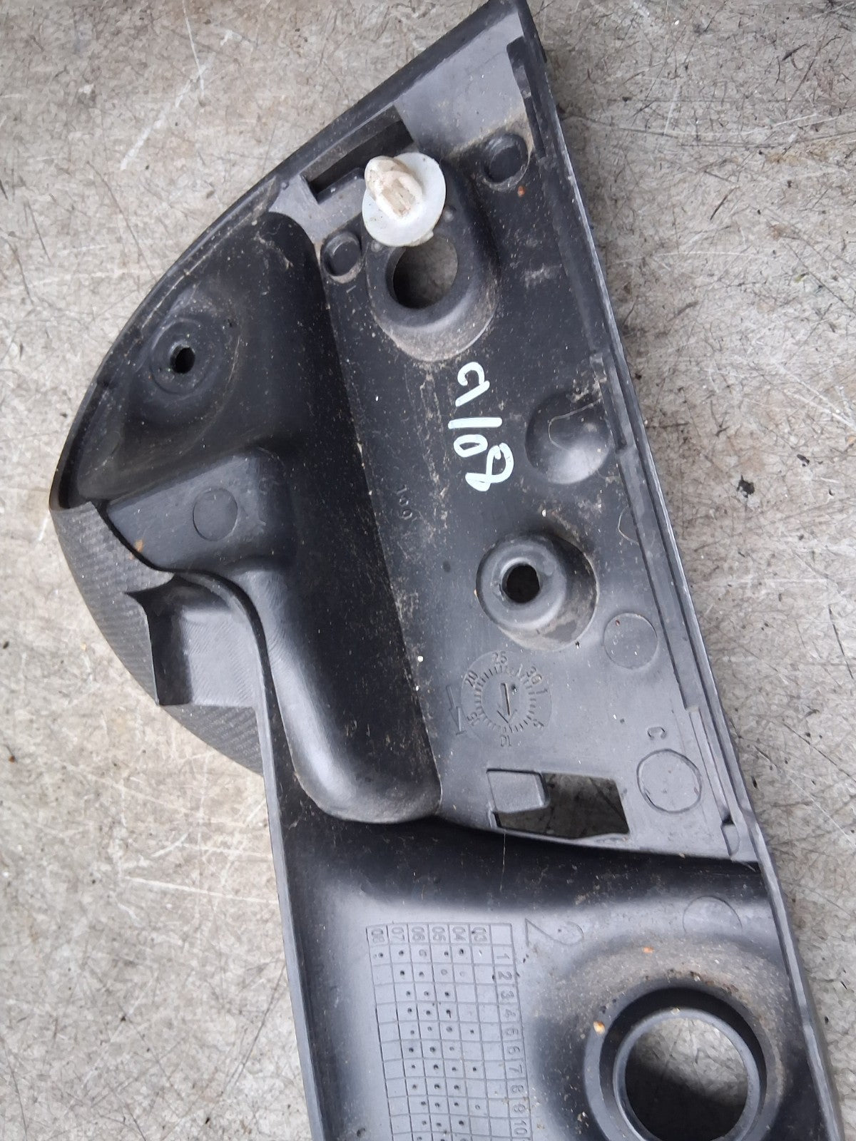 2008 CITROEN C1 3 DOOR NSF PASSENGER SIDE LEFT WING MIRROR COVER 674920H010