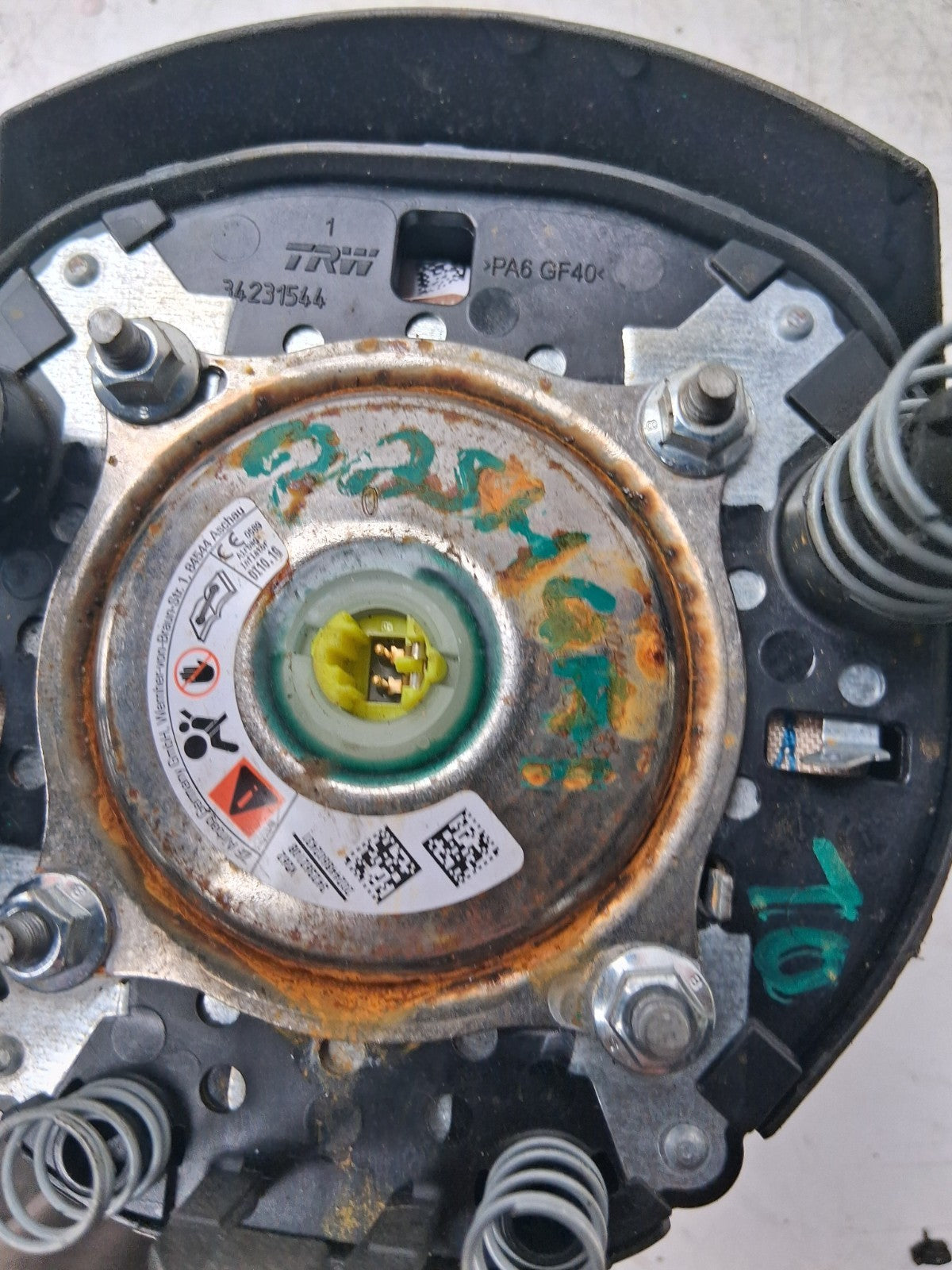 2020 NISSAN QASHQAI J11 MK2 STEERING WHEEL AIRBAG 34231544