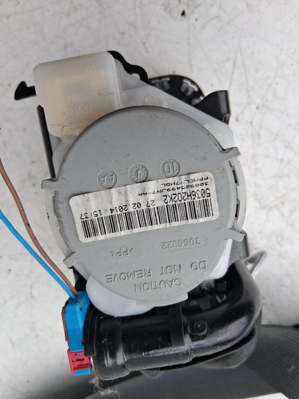 NISSAN QASHQAI MK2 2014 OSF OFF DRIVER RIGHT FRONT SEAT BELT 0589P1000220