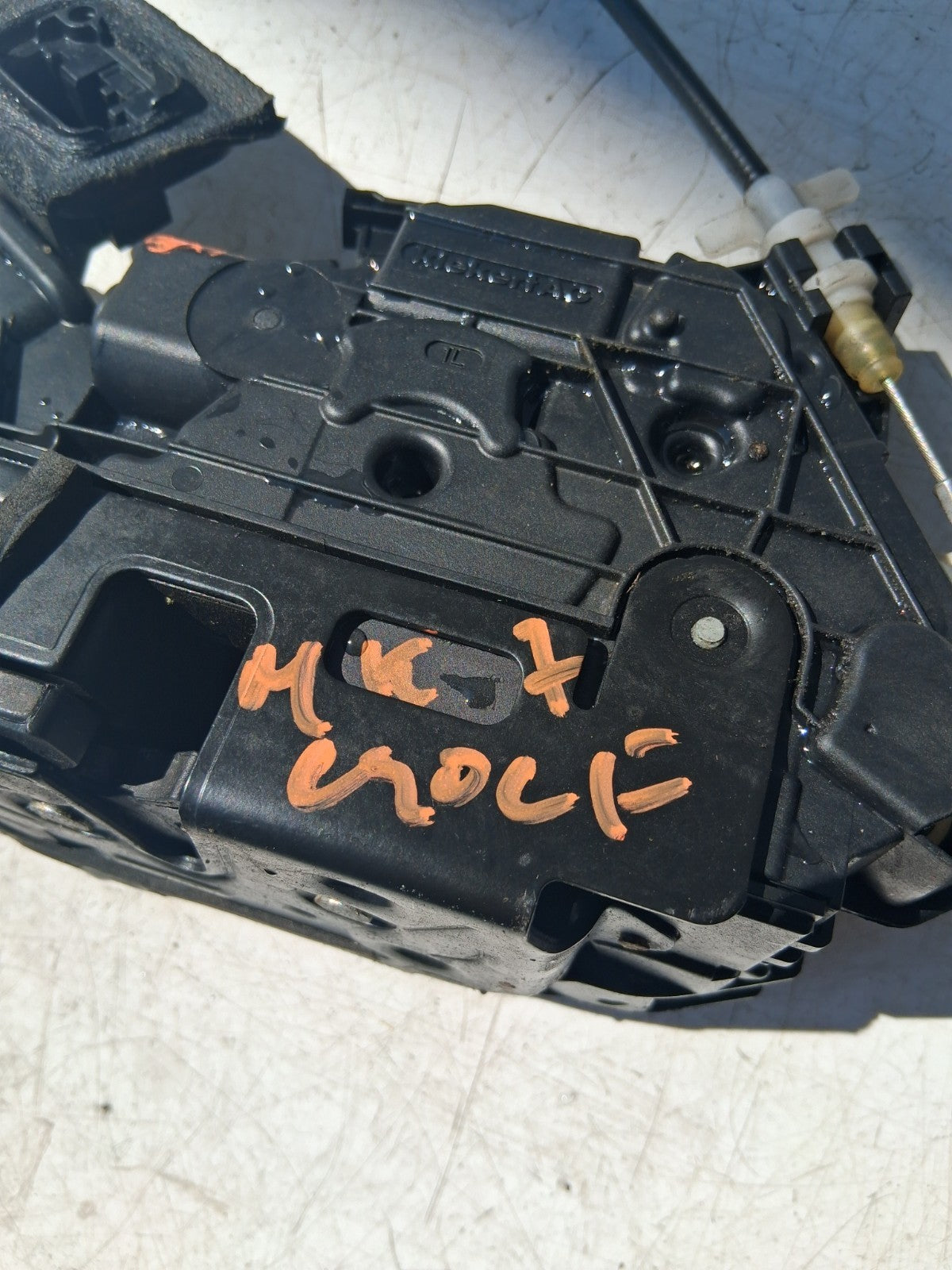 2013 VOLKSWAGEN GOLF 7 NSF NEAR LEFT PASSENGER SIDEFRONT DOOR LOCK B55K2837015D