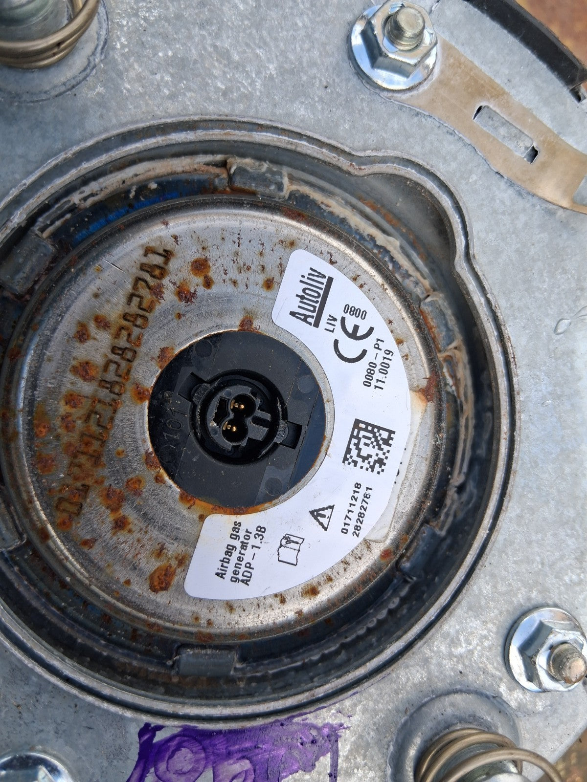 2019 MERCEDES BENZ SPRINTER W907 STEERING WHEEL SRS AIRBAG 0008605801