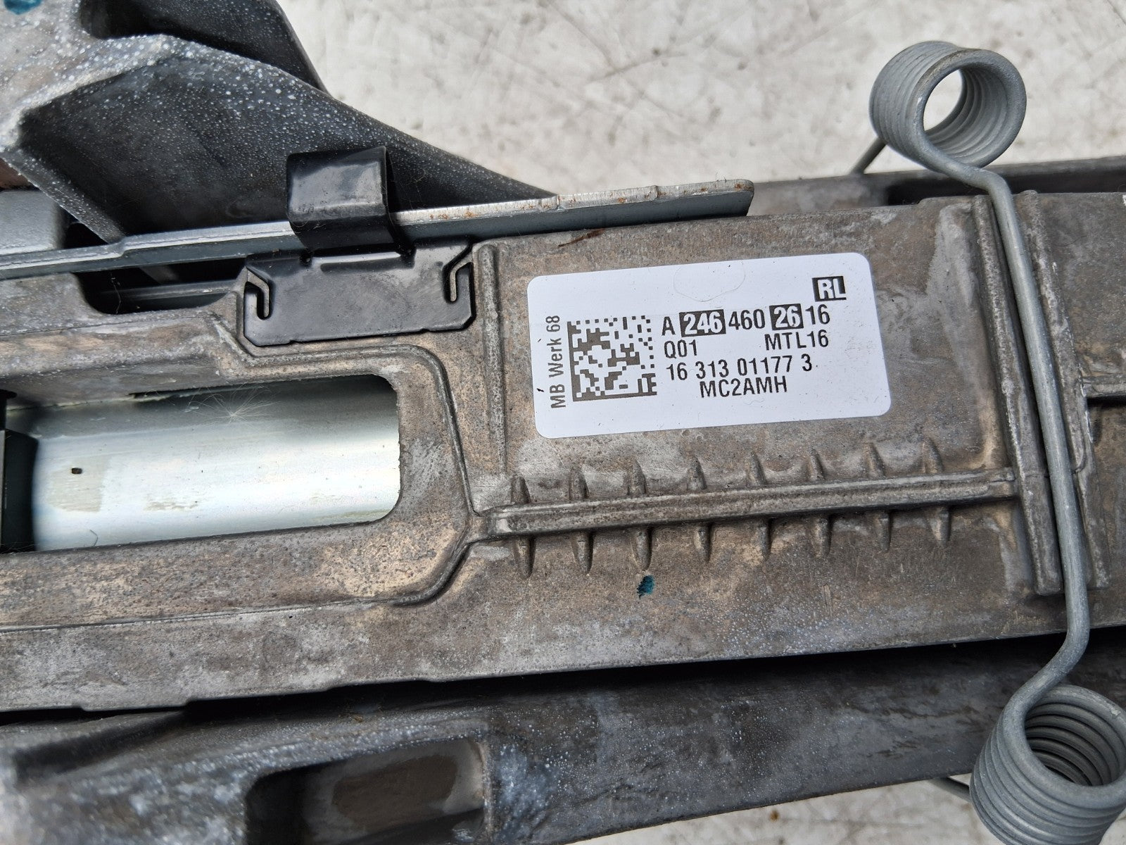 2016 MERCEDES BENZ CLA C117 STEERING COLUMN A2464602616