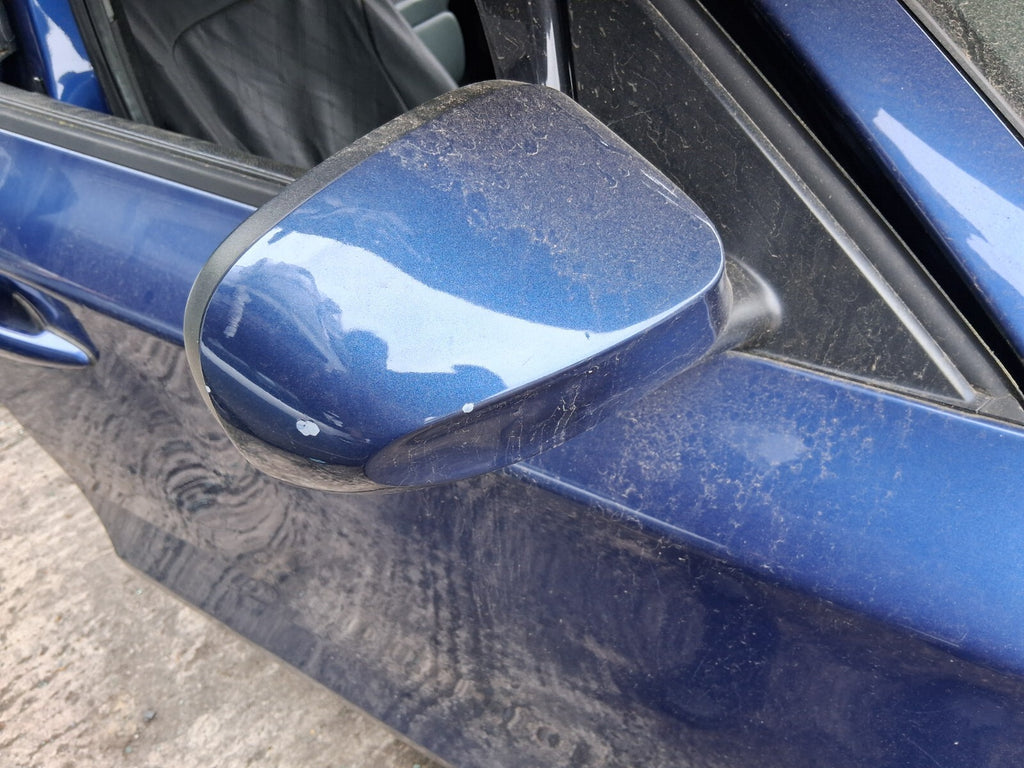 2011 BMW 1 SERIES OSF DRIVER SIDE RIGHT WING MIRROR BLUE
