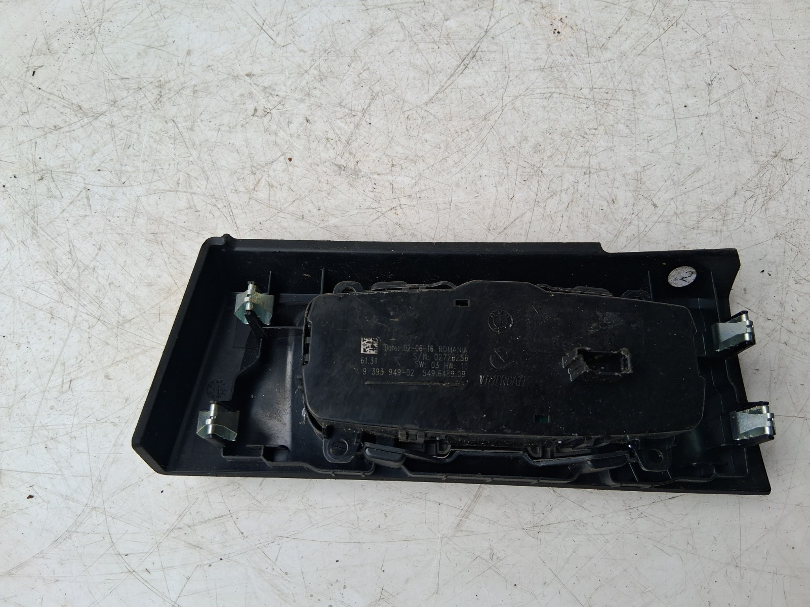 2016 BMW F20 HEADLIGHT ADJUSTER CONTROL SWITCH PANEL 939394902