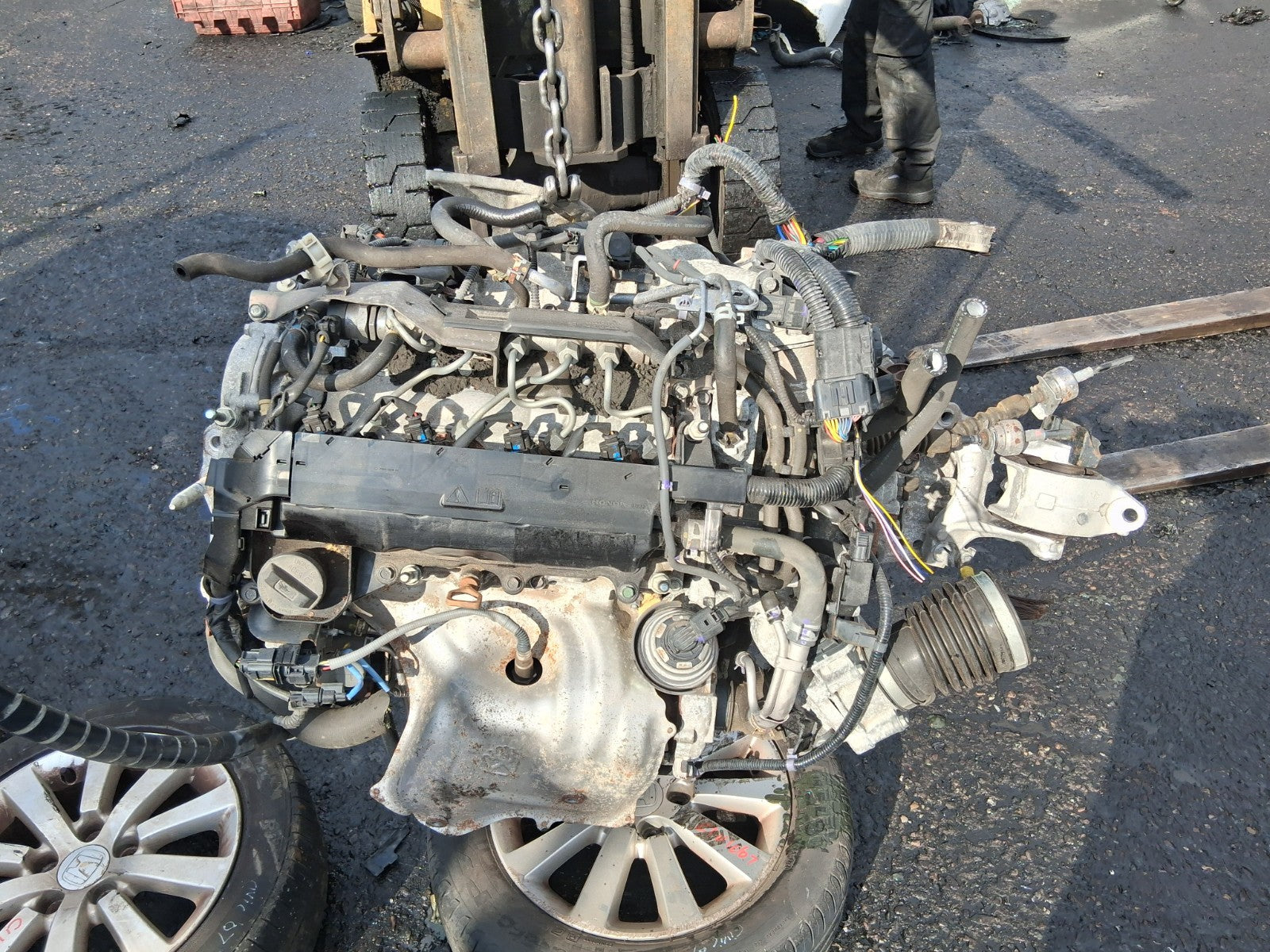 2005 HONDA CIVIC MK7 1.6 PETROL COMPLETE ENGINE D16V1