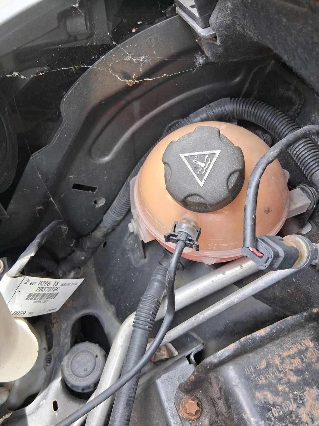 2012 PEUGEOT 3008 MK1 1.6 DIESEL COOLANT WATER EXPANSION OVERFLOW TANK RESERVOIR