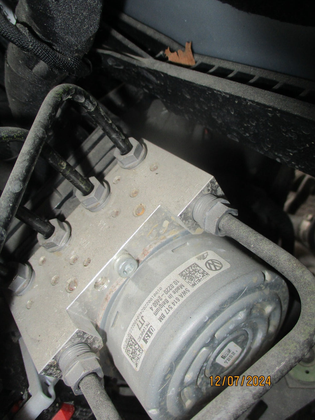 2023 VW VOLKSWAGEN GOLF MK8 1.5 PETROL HYBRID ABS PUMP MODULATOR 5WA614517BM