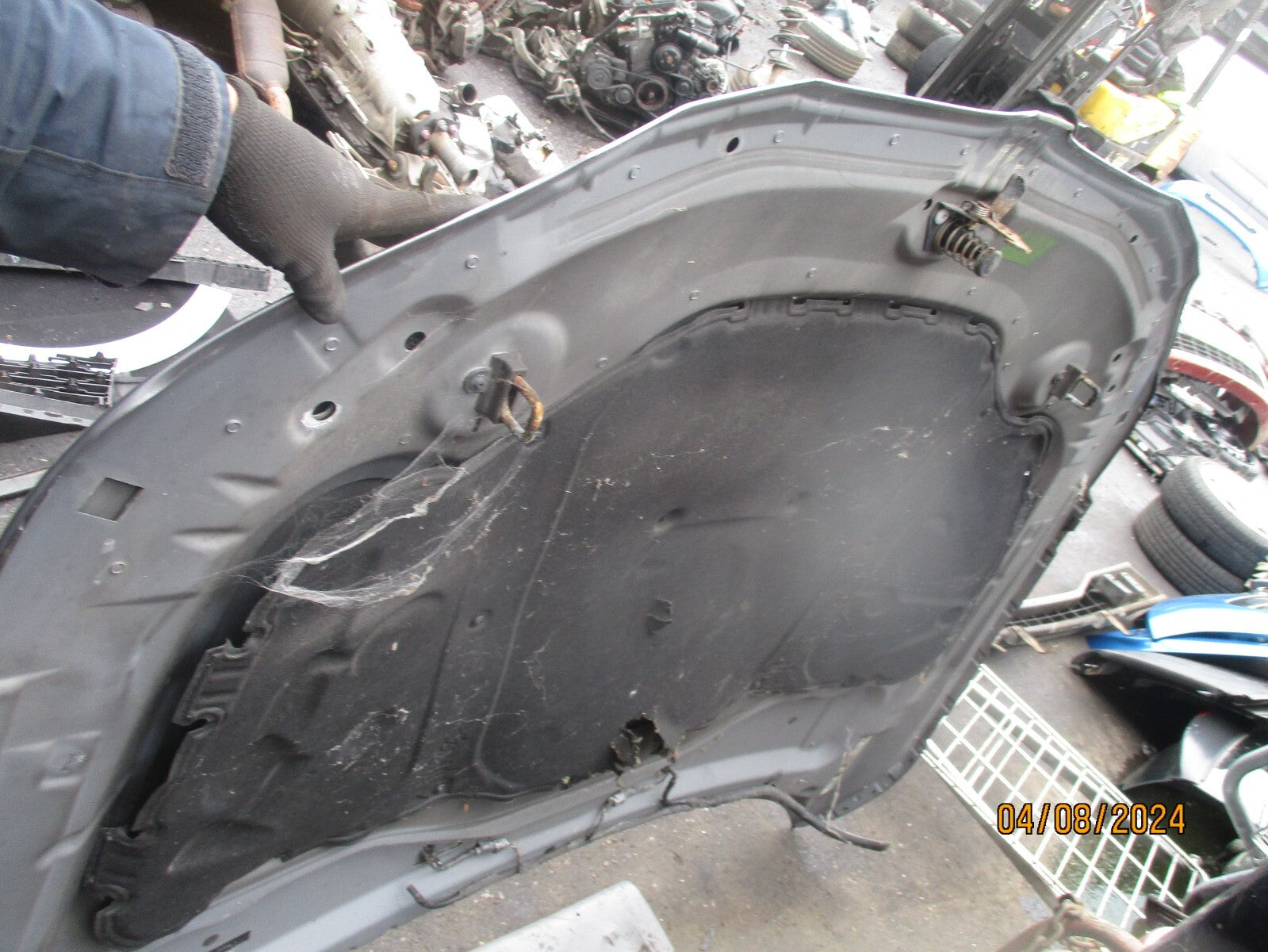 BMW 1 SERIES 2004 E82 FRONT BONNET HOOD SILVER