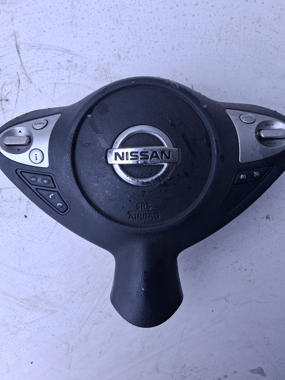 NISSAN JUKE 2016 F15 STEERING WHEEL AIRBAG DRIVER SIDE OFS 98511KA8B