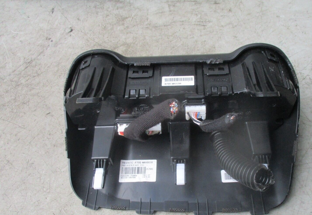 2018 KIA STONIC HEATER AC CLIMATE CONTROL SWITCH PANEL C20036-7820
