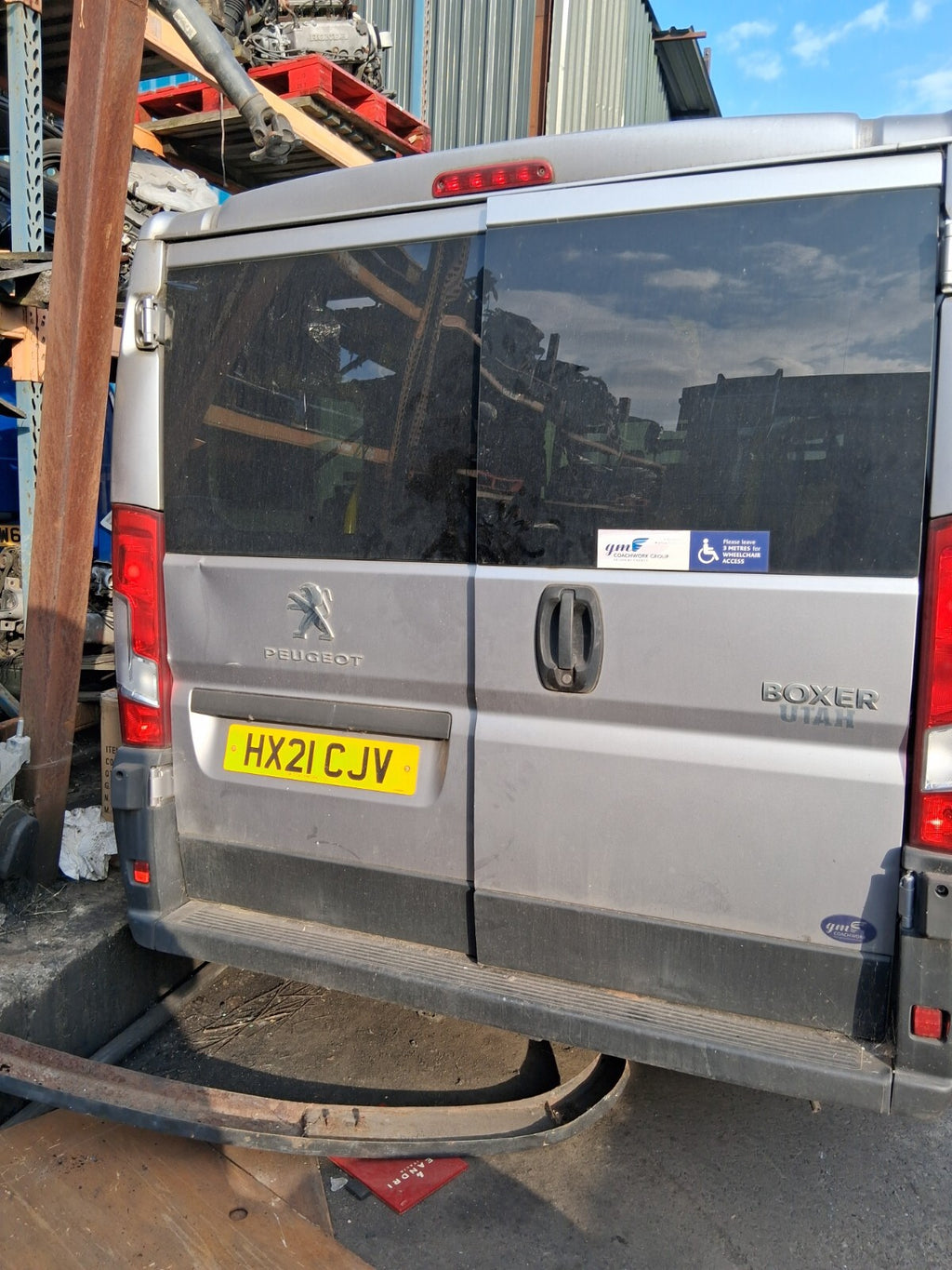 2021 PEUGEOT BOXER MK3 OS DRIVER SIDE PILLAR BODY MOULDING