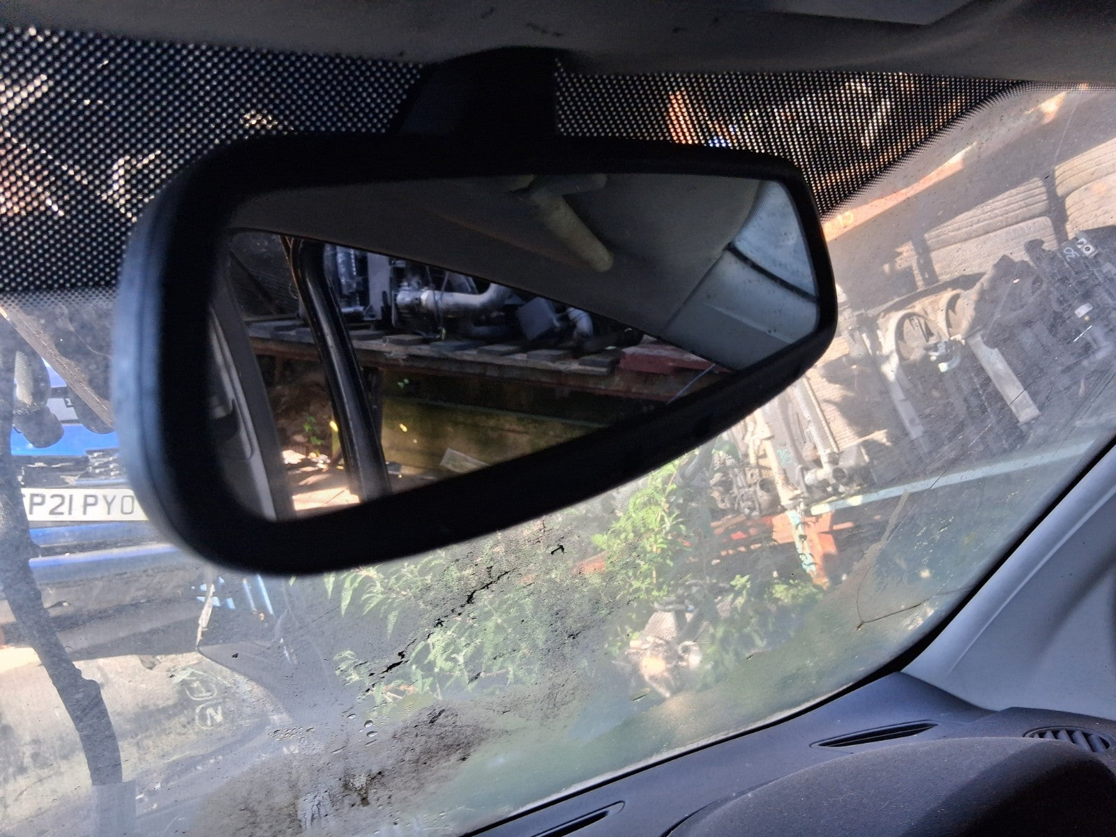 2009 FORD KUGA MK1 INTERIOR REAR VIEW MIRROR