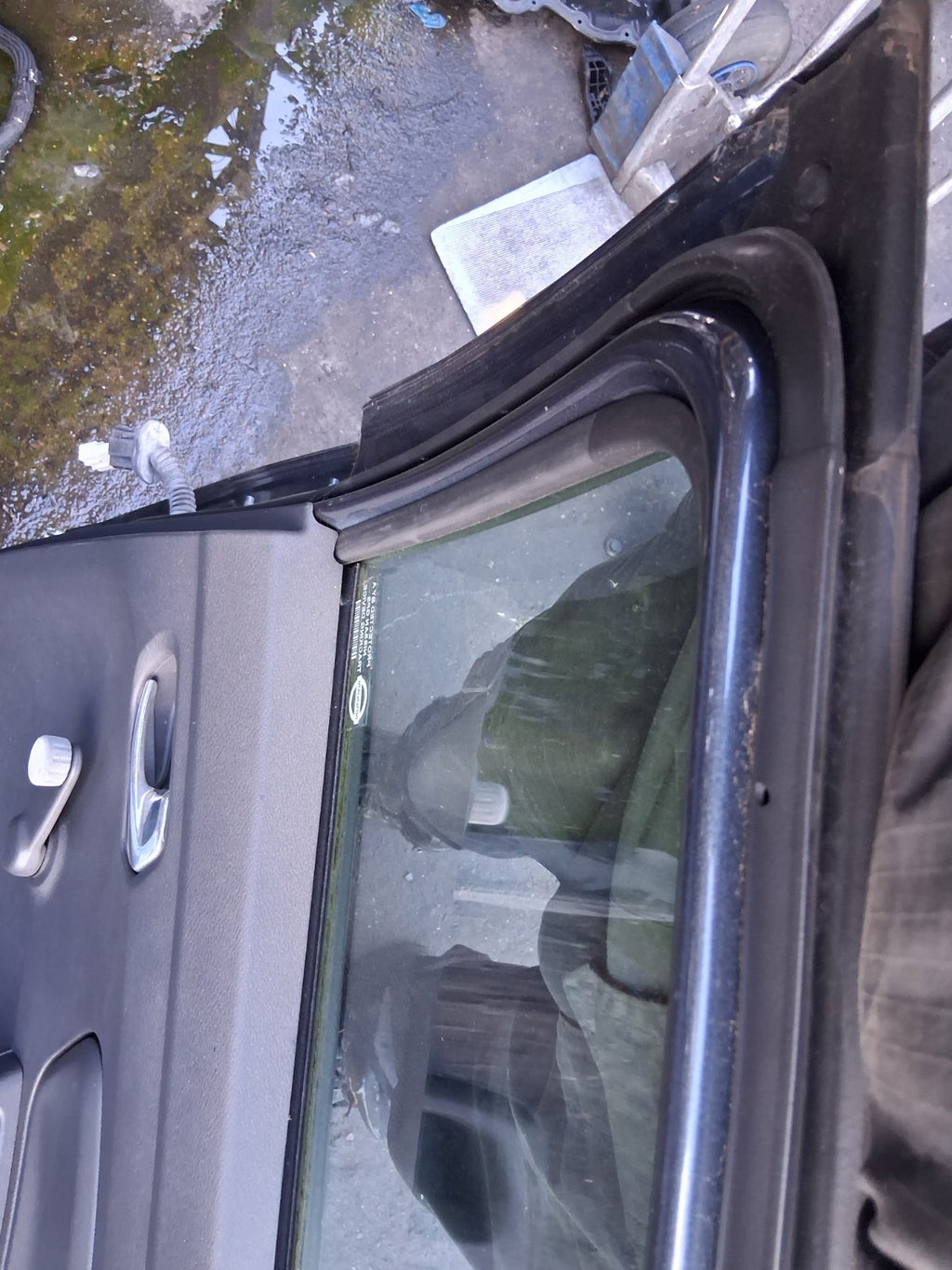 2018 NISSAN MICRA K14 OSR DRIVER SIDE REAR COMPLETE DOOR GREY TITANIUM KPN