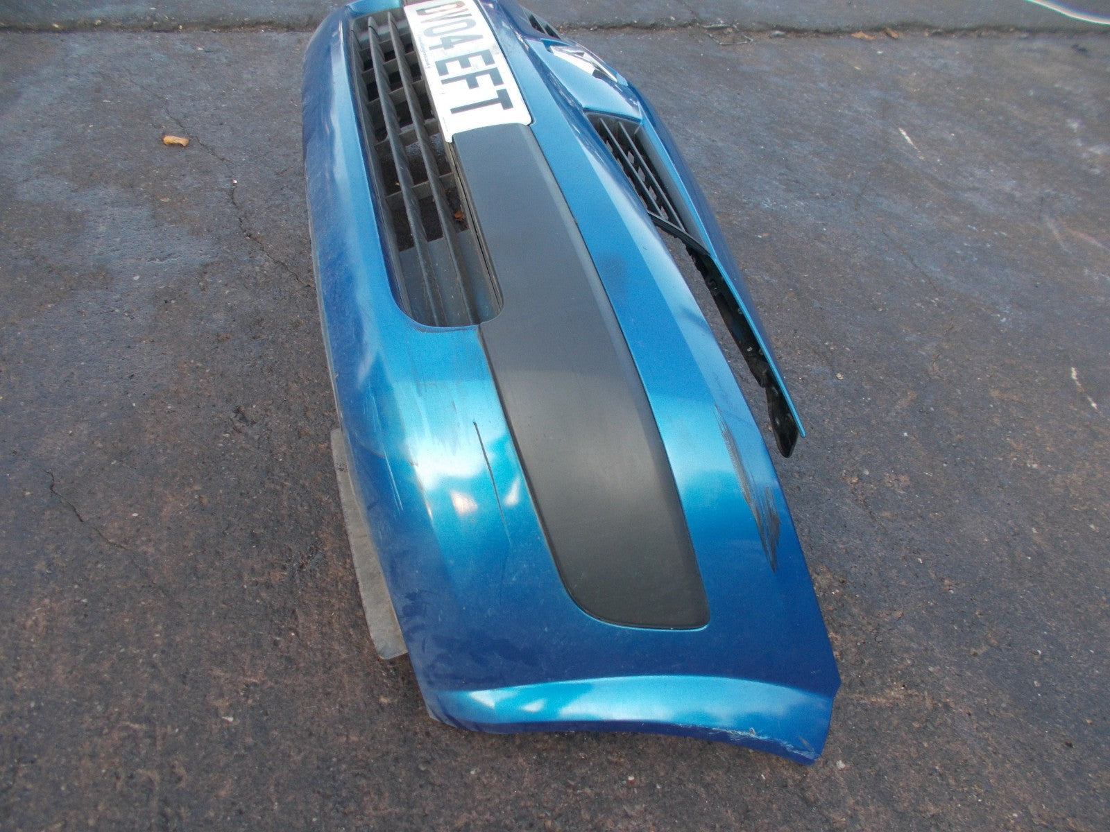 RENAULT MEGANE 2004 FRONT COMPLETE BUMPER BLUE 8200142000