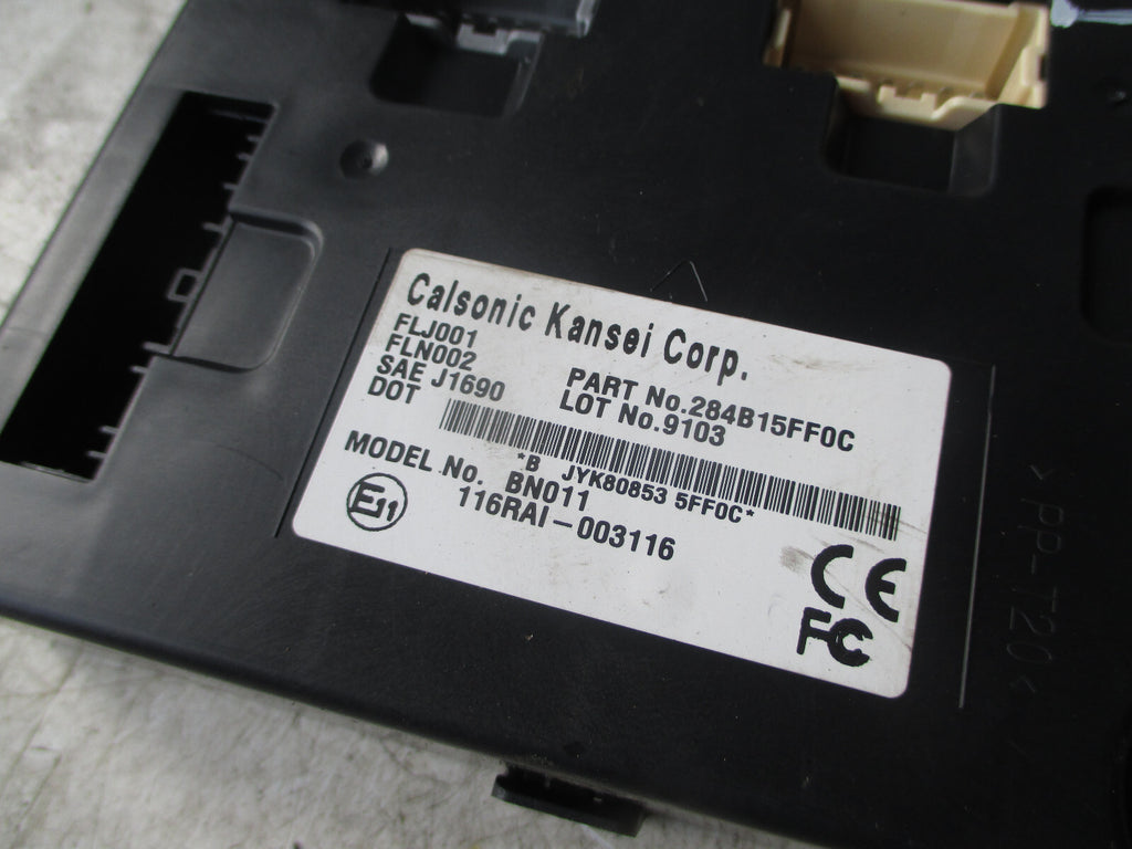 2019 NISSAN MICRA K14 BCM BODY CONTROL MODULE 284B15FF0C