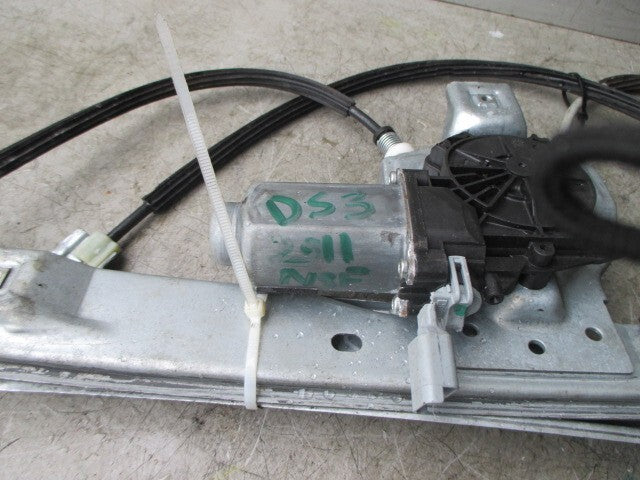 2011 CITROEN DS3 NSF PASSENGER SIDE WINDOW MOTOR AND REGULATOR