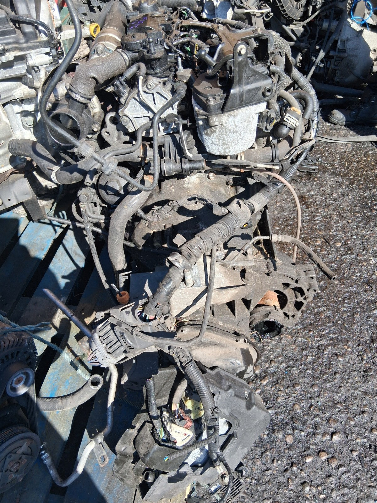 2014 FORD FIESTA MK7 1.5 DIESEL COMPLETE ENGINE UGJC MILES 75K