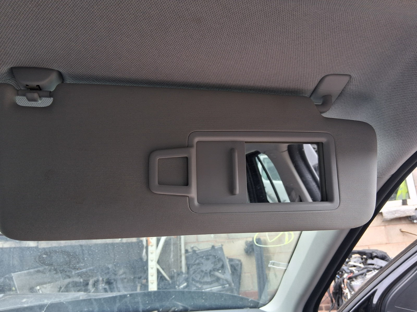 2020 SKODA FABIA MK3 NJ HATCHBACK OSF DRIVER SIDE FRONT RIGHT SUN VISOR SHADE