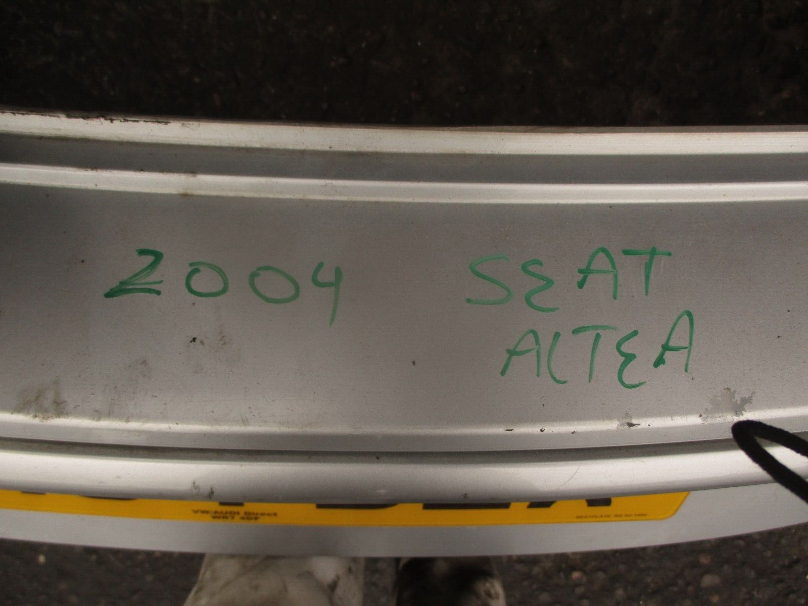 2004 SEAT ALTEA MK1 COMPLETE REAR BUMPER GREY