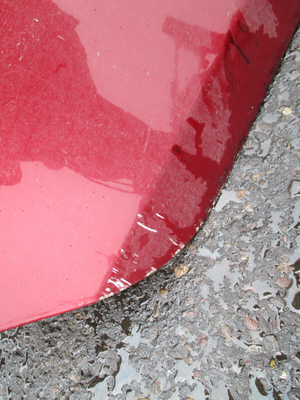 FIAT BRAVO MK2 2009 OSR DRIVER SIDE REAR COMPLETE DOOR RED