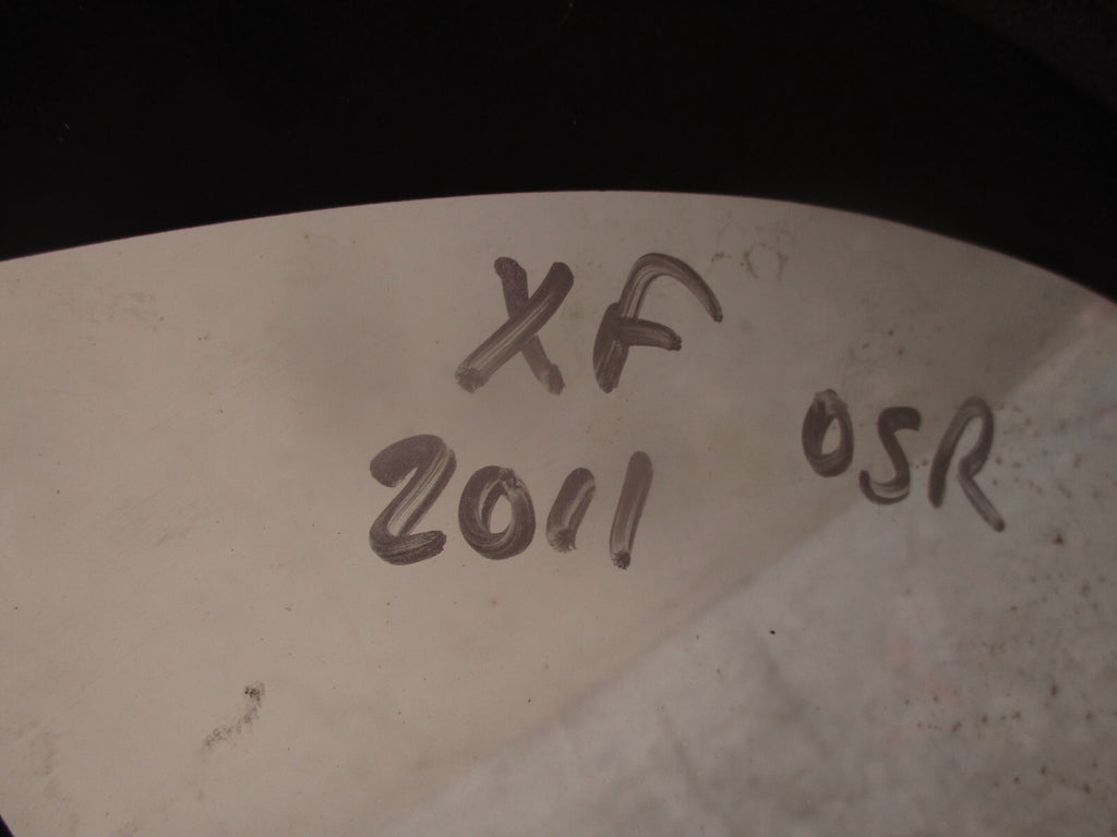 2011 JAGUAR XF OSR DRIVER SIDE REAR RIGHT QUARTER GLASS