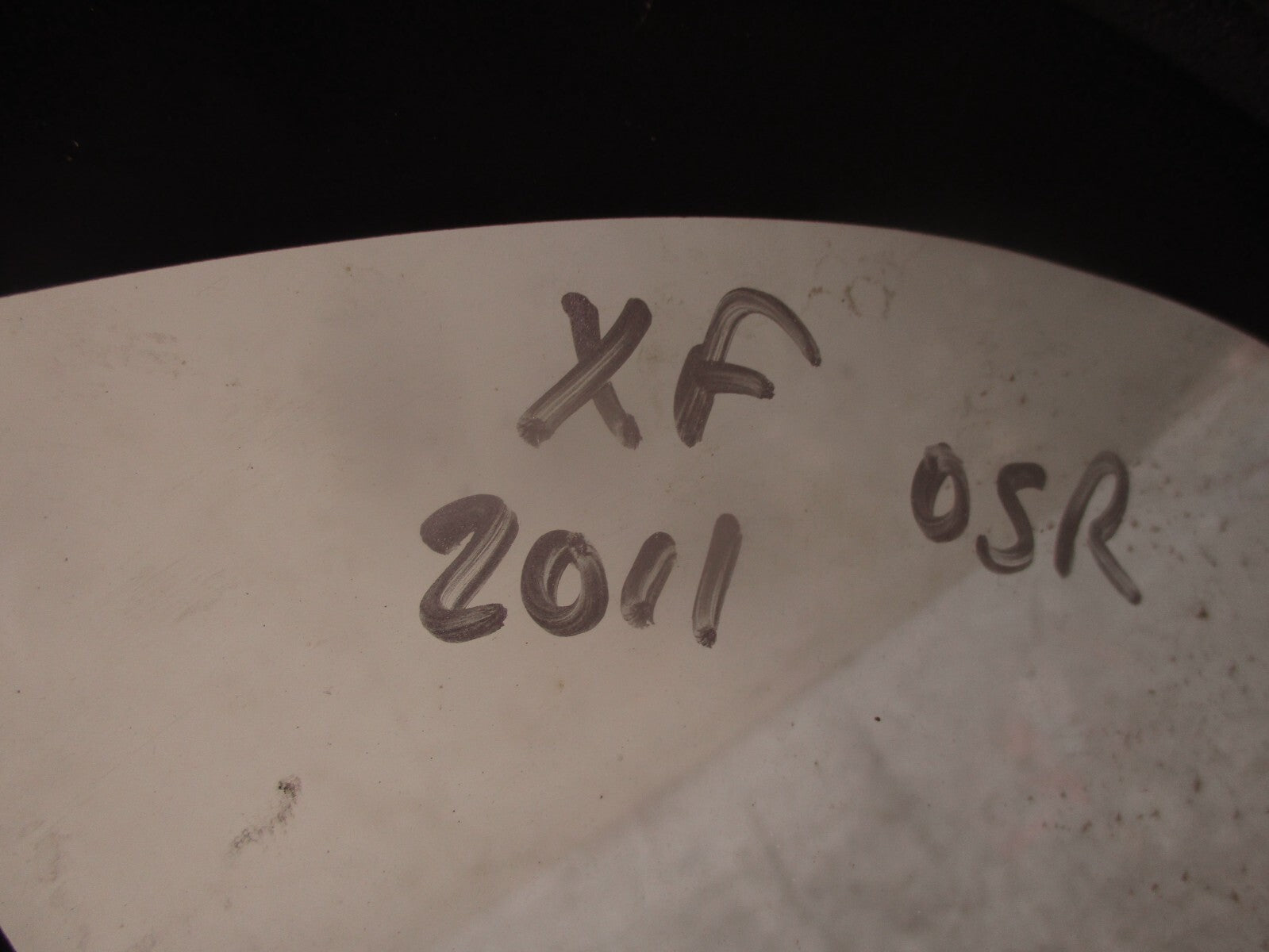 2011 JAGUAR XF OSR DRIVER SIDE REAR RIGHT QUARTER GLASS
