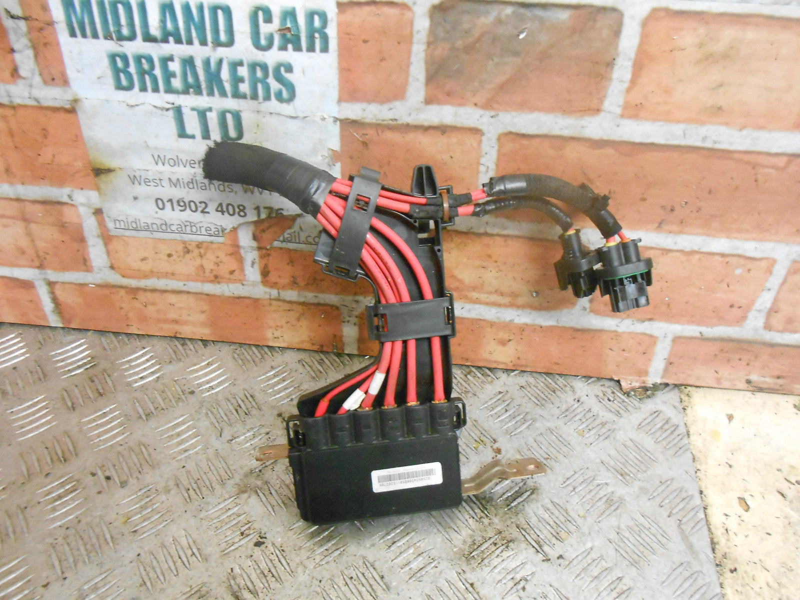 RENAULT MEGANE 2015 MK3 BATTERY CABLE WIRE CONNECTOR UNIT