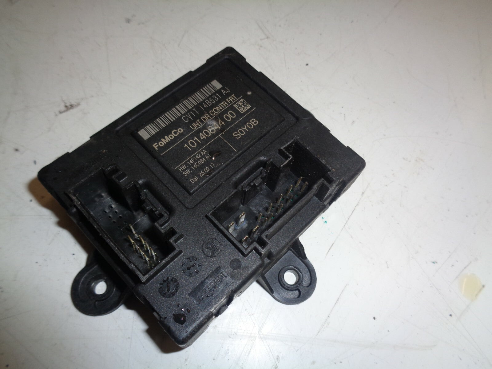 FORD FIESTA 2014 MK7 OSF DRIVER SIDE FRONT DOOR CONTROL MODULE CV1T14B531AJ