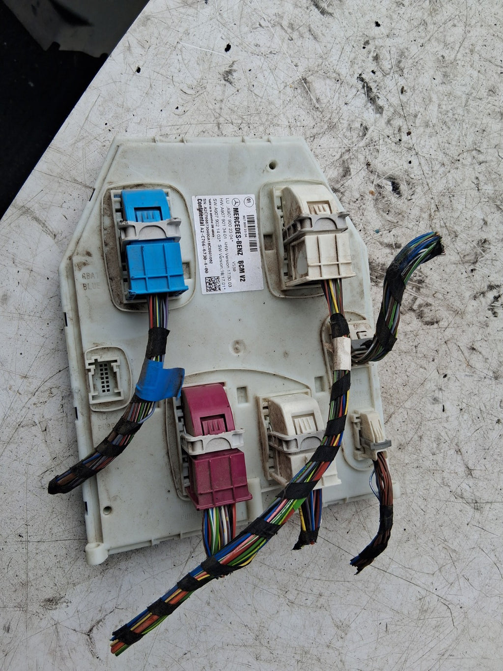 2021 MERCEDES BENZ SPRINTER W907 BCM BODY CONTROL MODULE A9079002304