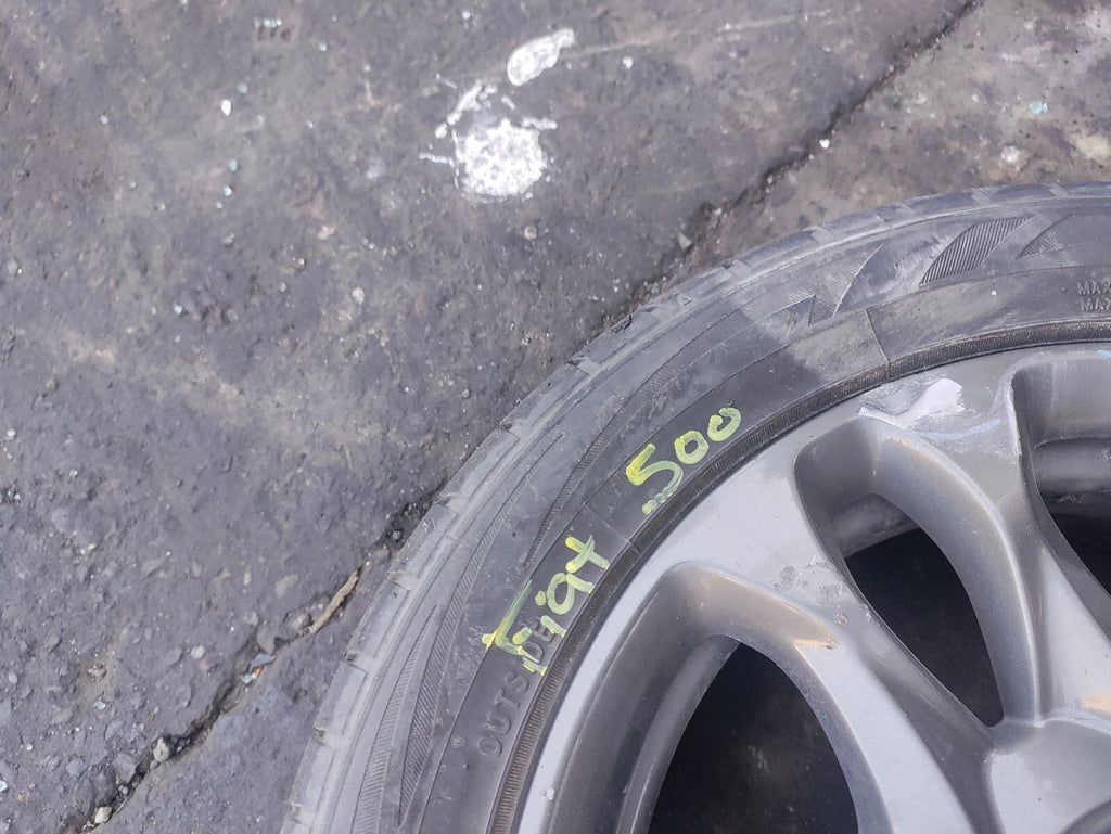 FIAT 500 2014 15 INCH ALLOY WHEEL WITH TYRE 185/55R15