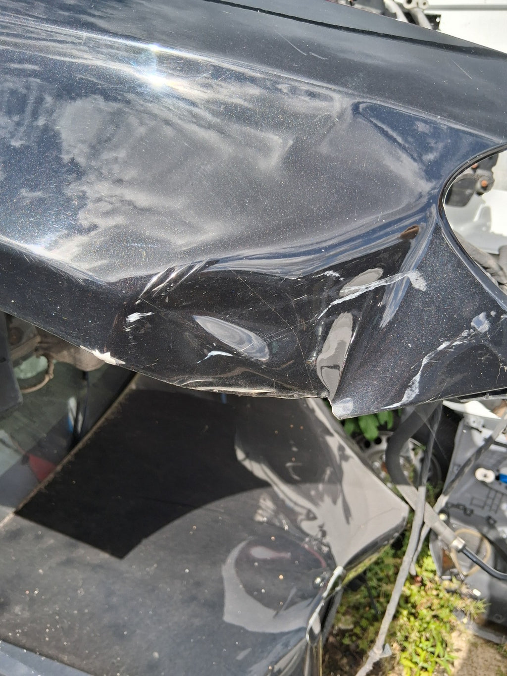 2016 MERCEDES C CLASS W205 OSF DRIVER SIDE FRONT RIGHT WING PANEL BLACK 197
